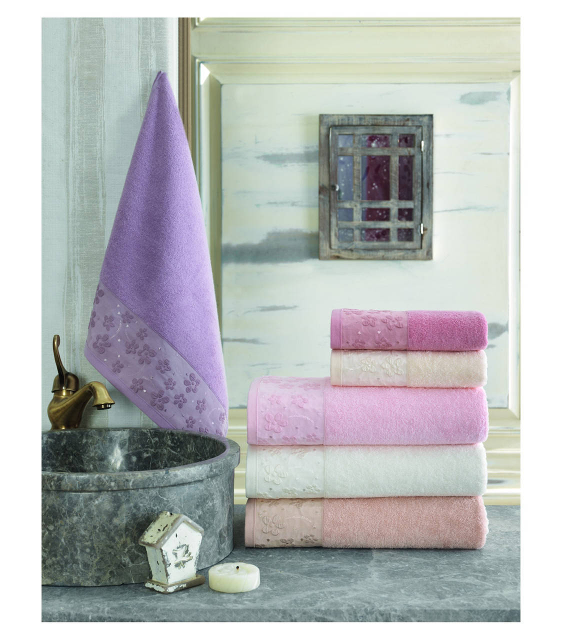 Махровые банные полотенца Saheser Soft Kiss Papatya (70*140) 6 шт в упаковке, Разные цвета
Махровые банные полотенца Saheser Soft Kiss Papatya (70*140) 6 шт в упаковке, Разные цвета