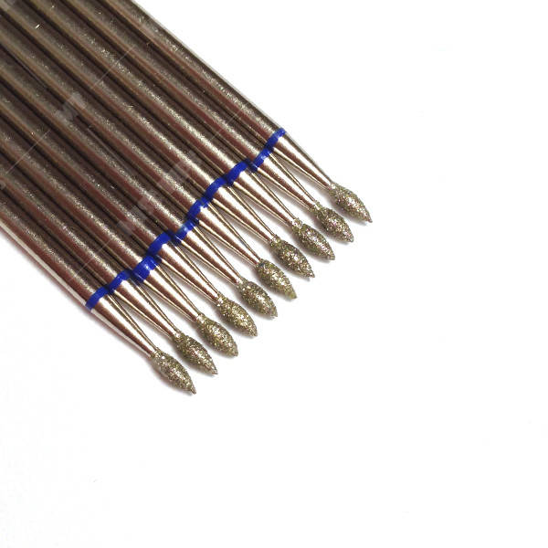 Фреза алмазная "Лепесток" (почка) 2,7 мм (синий)
Фреза алмазная "Лепесток" (почка) 2,7 мм (синий)