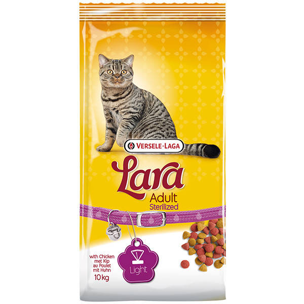 Lara Adult Sterilized(Лара Стерилайз) сухой корм для кастрированных котов и стерилизованных кошек 10 кг
Lara Adult Sterilized(Лара Стерилайз) сухой корм для кастрированных котов и стерилизованных кошек 10 кг