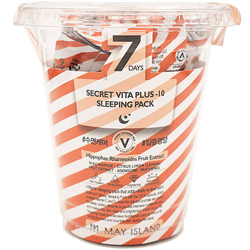 Набор ночных осветляющих масок для лица May Island 7 Days Secret Vita Plus-10 Sleeping Pack 12 шт*5 мл
Набор ночных осветляющих масок для лица May Island 7 Days Secret Vita Plus-10 Sleeping Pack 12 шт*5 мл