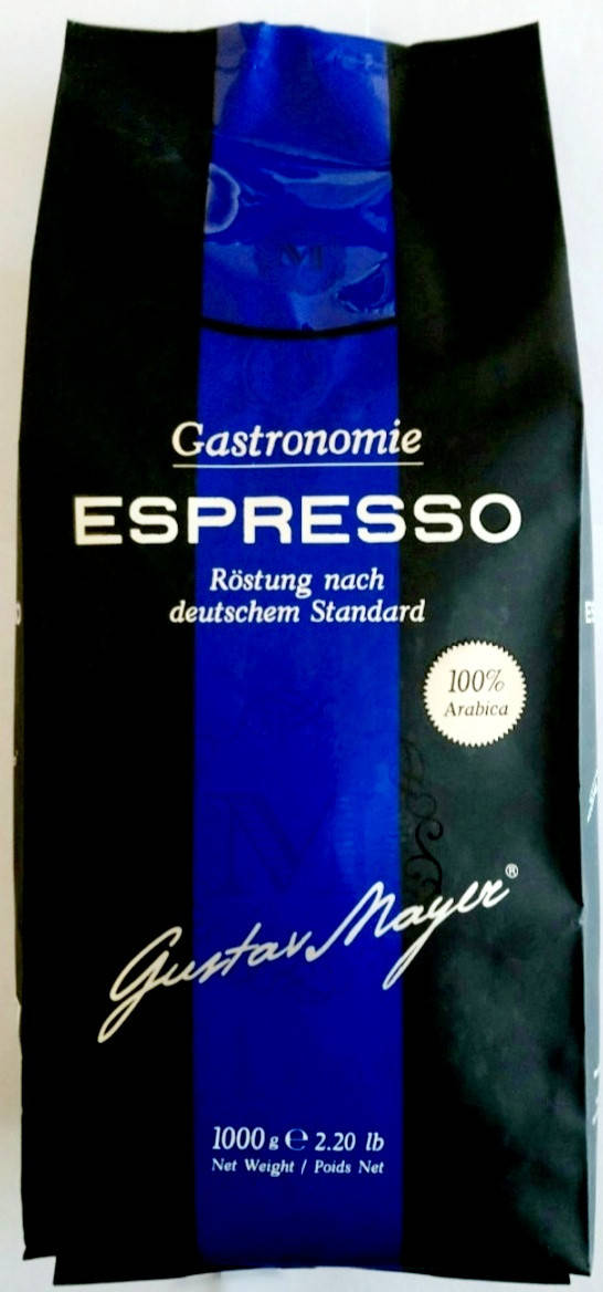 Кава в зернах Gustav Mayer Espresso 1кг, 100% арабіка (Густав Маєр Еспрессо) дуже смачна
Кава в зернах Gustav Mayer Espresso 1кг, 100% арабіка (Густав Маєр Еспрессо) дуже смачна