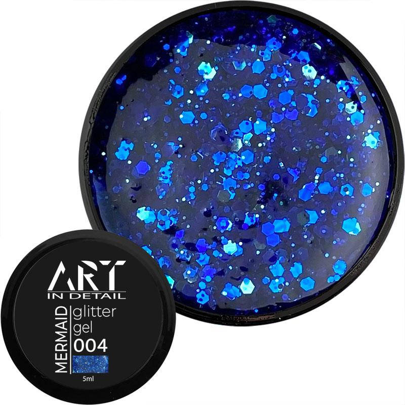 ART Mermaid Glitter Gel №004 - гель с блестками, 5 мл 
ART Mermaid Glitter Gel №004 - гель с блестками, 5 мл