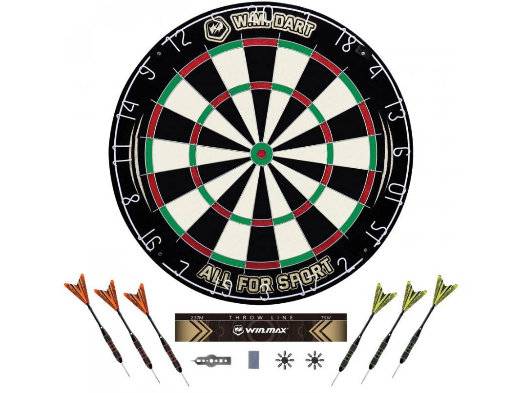 Дартс профессиональный из сизаля WinMax Match Play G491 45cм 6 дротиков + крепление, Дартс с дротиками
Дартс профессиональный из сизаля WinMax Match Play G491 45cм 6 дротиков + крепление, Дартс с дротиками