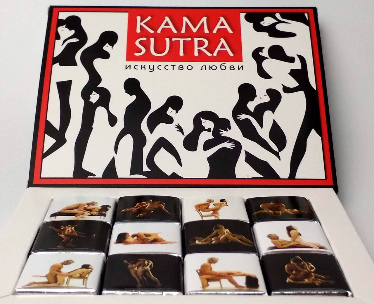 Шоколадный набор "Камасутра" 60 г - Подарок для истинной страсти - Шоколад для влюбленных
Шоколадный набор "Камасутра" 60 г - Подарок для истинной страсти - Шоколад для влюбленных