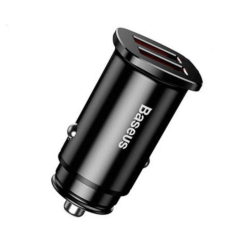 Автомобильное зарядное устройство BASEUS B5-C15Q Dual QC3.0 Car Charger 30W (Черное, два USB-порта)
Автомобильное зарядное устройство BASEUS B5-C15Q Dual QC3.0 Car Charger 30W (Черное, два USB-порта)