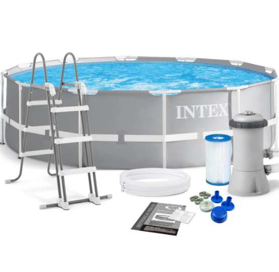 КАРКАСНЫЙ КРУГЛЫЙ БАССЕЙН INTEX 26716 ДИАМЕТР 366СМ / ОБЪЕМ 8592Л С КАТРИДЖНЫМ ФИЛЬТР-НАСОСОМ И ЛЕСТНИЦЕЙ**
КАРКАСНЫЙ КРУГЛЫЙ БАССЕЙН INTEX 26716 ДИАМЕТР 366СМ / ОБЪЕМ 8592Л С КАТРИДЖНЫМ ФИЛЬТР-НАСОСОМ И ЛЕСТНИЦЕЙ**