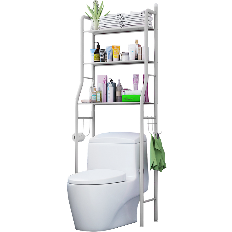 Полка-стеллаж напольная над унитазом для хранение вещей Toilet Rack White регулируемый по высоте Белая BLM
Полка-стеллаж напольная над унитазом для хранение вещей Toilet Rack White регулируемый по высоте Белая BLM