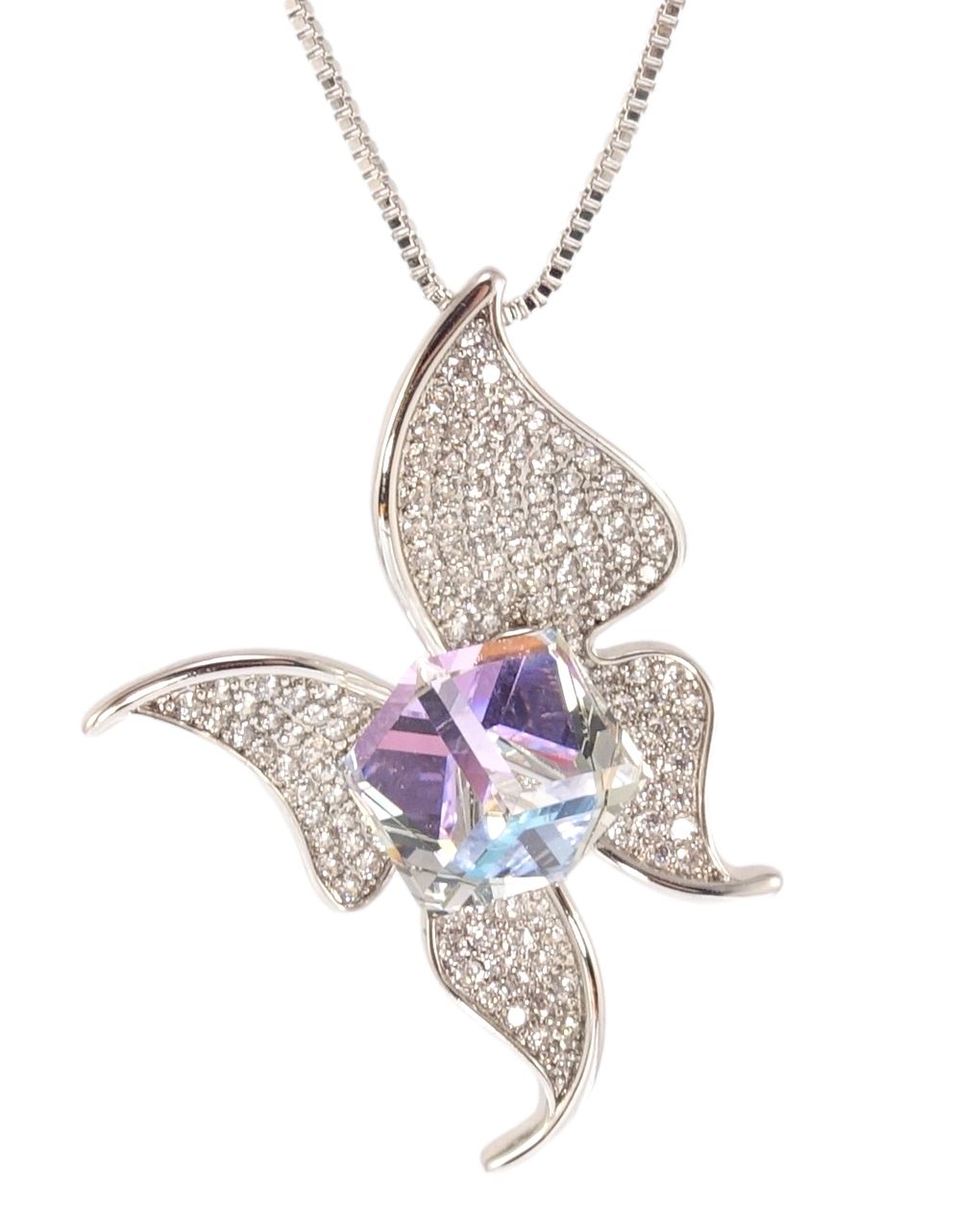 Кулон Xuping Родий с кр-ми Swarovski на цепочке "Бабочка с кристаллом Paradise Shine" длина 40-45см х 1мм
Кулон Xuping Родий с кр-ми Swarovski на цепочке "Бабочка с кристаллом Paradise Shine" длина 40-45см х 1мм