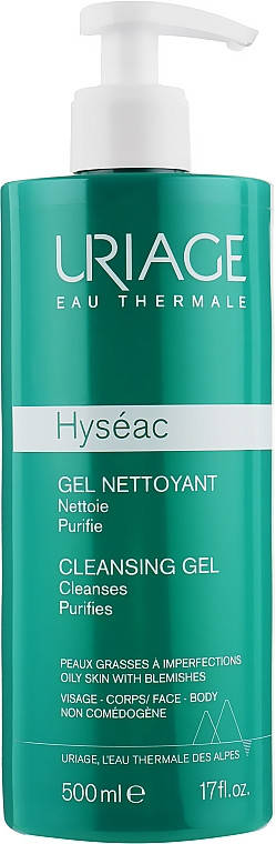 Очищающий гель Урьяж Исеак для жирной и комбинированной кожи Uriage Hyseac Cleansing Gel Nettoyant 500мл
Очищающий гель Урьяж Исеак для жирной и комбинированной кожи Uriage Hyseac Cleansing Gel Nettoyant 500мл