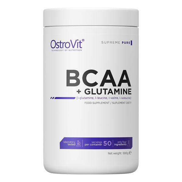 BCAA OstroVit BCAA + Glutamine, 500 грамм Натуральный
BCAA OstroVit BCAA + Glutamine, 500 грамм Натуральный