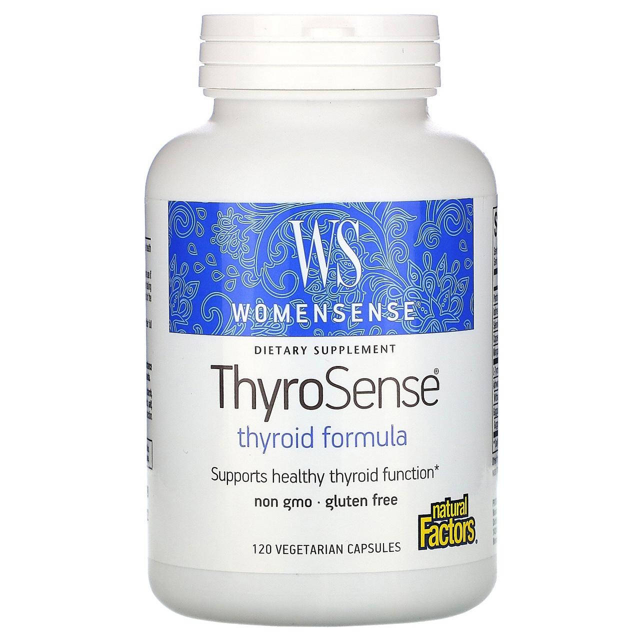 Natural Factors, WomenSense, ThyroSense, Thyroid Formula, 120 шт., официальный сайт, NFS-04946
Natural Factors, WomenSense, ThyroSense, Thyroid Formula, 120 шт., официальный сайт, NFS-04946