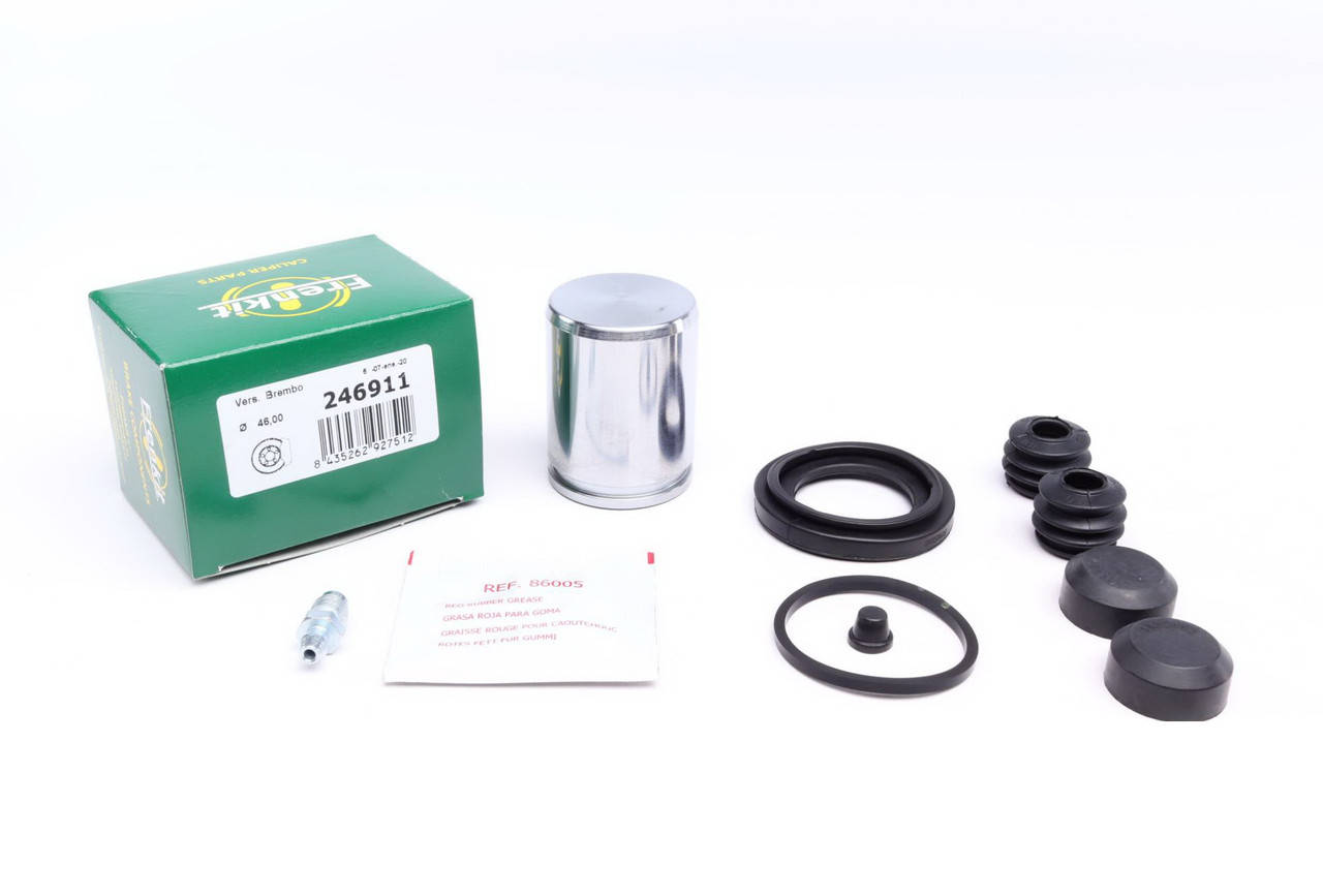 Ремкомплект заднего суппорта Fiat Ducato / Peugeot Boxer 02- (d=46 mm) (+поршень) (Brembo) 
Ремкомплект заднего суппорта Fiat Ducato / Peugeot Boxer 02- (d=46 mm) (+поршень) (Brembo)