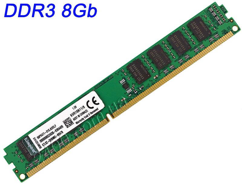 Оперативная память 8Гб ДДР3 1600 МГц для компьютера - DDR3 8Gb PC3-12800 1600MHz (ОЗУ 8 Гб для ПК)
Оперативная память 8Гб ДДР3 1600 МГц для компьютера - DDR3 8Gb PC3-12800 1600MHz (ОЗУ 8 Гб для ПК)