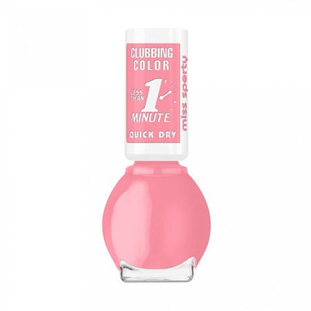 Miss Sporty Лак для нігтів CLUBBING COLOR Quick Dry, 7 MЛ, Exotic Pink Nr.109