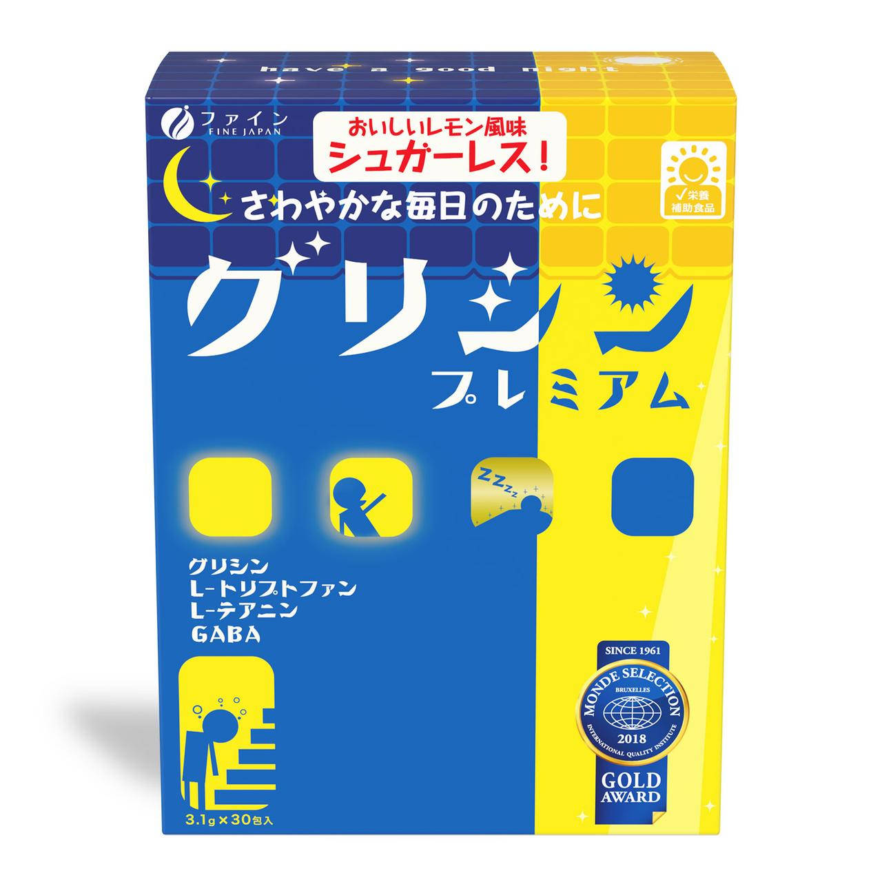 FINE JAPAN Glycine Premium Комплекс с глицином , GABA, L-Триптофанм, L-теанином 30 стиков на 30 дней
FINE JAPAN Glycine Premium Комплекс с глицином , GABA, L-Триптофанм, L-теанином 30 стиков на 30 дней