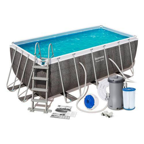 Акция! Каркасний басейн Bestway 56721, 404 х 201 х 100 см (картриджний фільтр-насос 2006 л/год, дозатор хлору,
Акция! Каркасний басейн Bestway 56721, 404 х 201 х 100 см (картриджний фільтр-насос 2006 л/год, дозатор хлору,