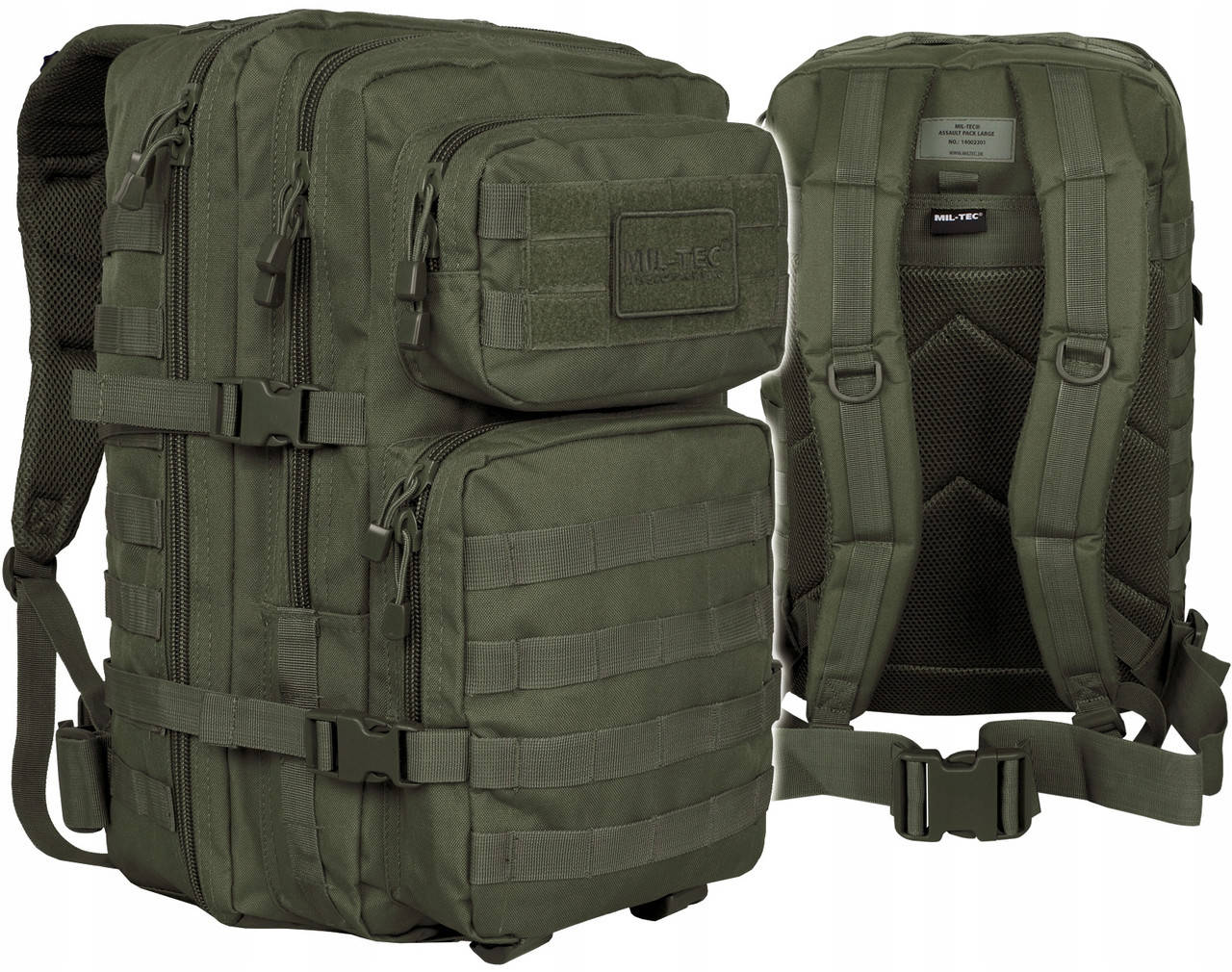 Рюкзак тактический MIL-TEC US Assault Pack LG на 36л, цвет олива, с молли, размер В51 х Ш29 х Г28 см., Оливковый
Рюкзак тактический MIL-TEC US Assault Pack LG на 36л, цвет олива, с молли, размер В51 х Ш29 х Г28 см., Оливковый