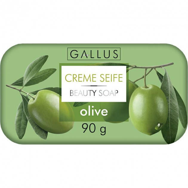 Твердое мыло Gallus Creme Seife Olive 90 гр Оливка
Твердое мыло Gallus Creme Seife Olive 90 гр Оливка