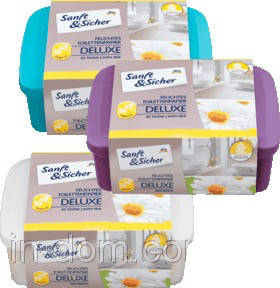Sanft & Sicher Feuchtes Toilettenpapier Deluxe Kamille бокс + влажная туалетная бумага Ромашка 50 шт.
Sanft & Sicher Feuchtes Toilettenpapier Deluxe Kamille бокс + влажная туалетная бумага Ромашка 50 шт.