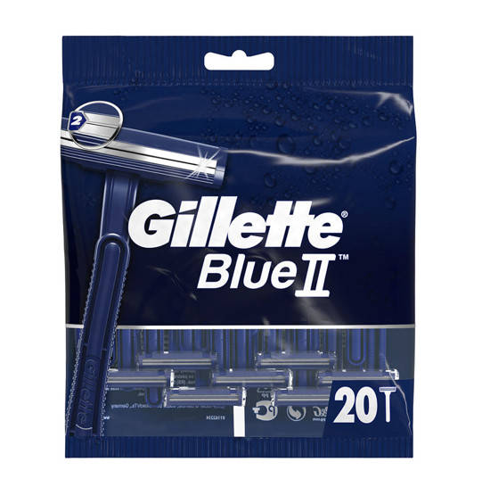 Бритви одноразові чоловічі Gillette Blue 2, 20 шт