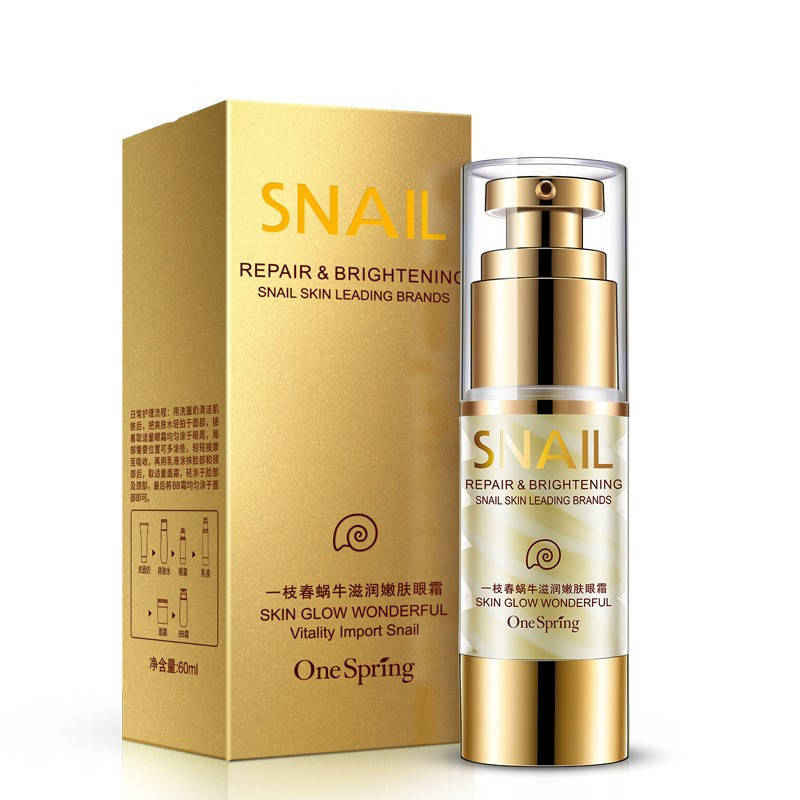 Крем для кожи вокруг глаз с муцином улитки увлажнение и лифтинг ONESPRING Snail Cream Eye (35мл)
Крем для кожи вокруг глаз с муцином улитки увлажнение и лифтинг ONESPRING Snail Cream Eye (35мл)