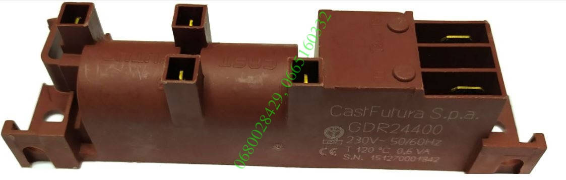 Катушка розжига 2входа/4свечи "CastFutura GDR24400" для духовок и газовых плит Ardo 581004100
Катушка розжига 2входа/4свечи "CastFutura GDR24400" для духовок и газовых плит Ardo 581004100