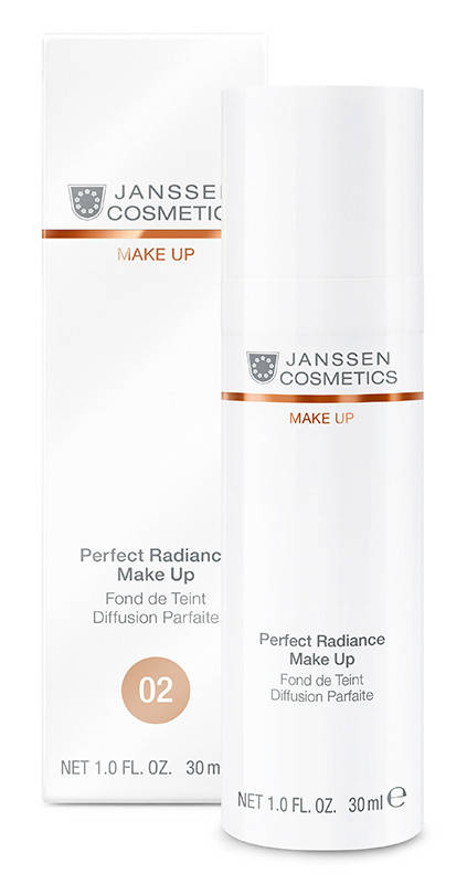 Стойкий тональный крем с UV-защитой SPF-15 для всех типов кожи (02) JANSSEN Perfect Radiance Make-up
Стойкий тональный крем с UV-защитой SPF-15 для всех типов кожи (02) JANSSEN Perfect Radiance Make-up