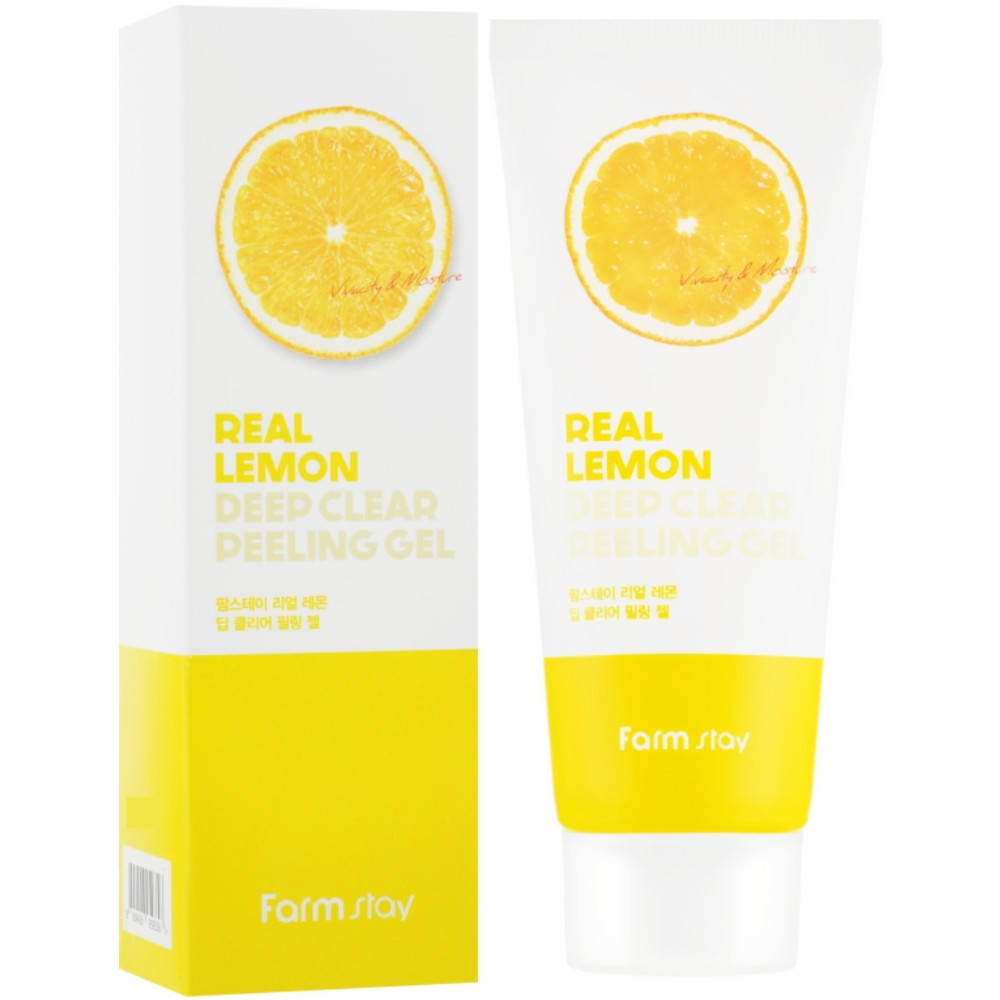 Очищающий пилинг-гель для лица с экстрактом лимона Farmstay Real Lemon Deep Clear Peeling Gel 100 мл
Очищающий пилинг-гель для лица с экстрактом лимона Farmstay Real Lemon Deep Clear Peeling Gel 100 мл