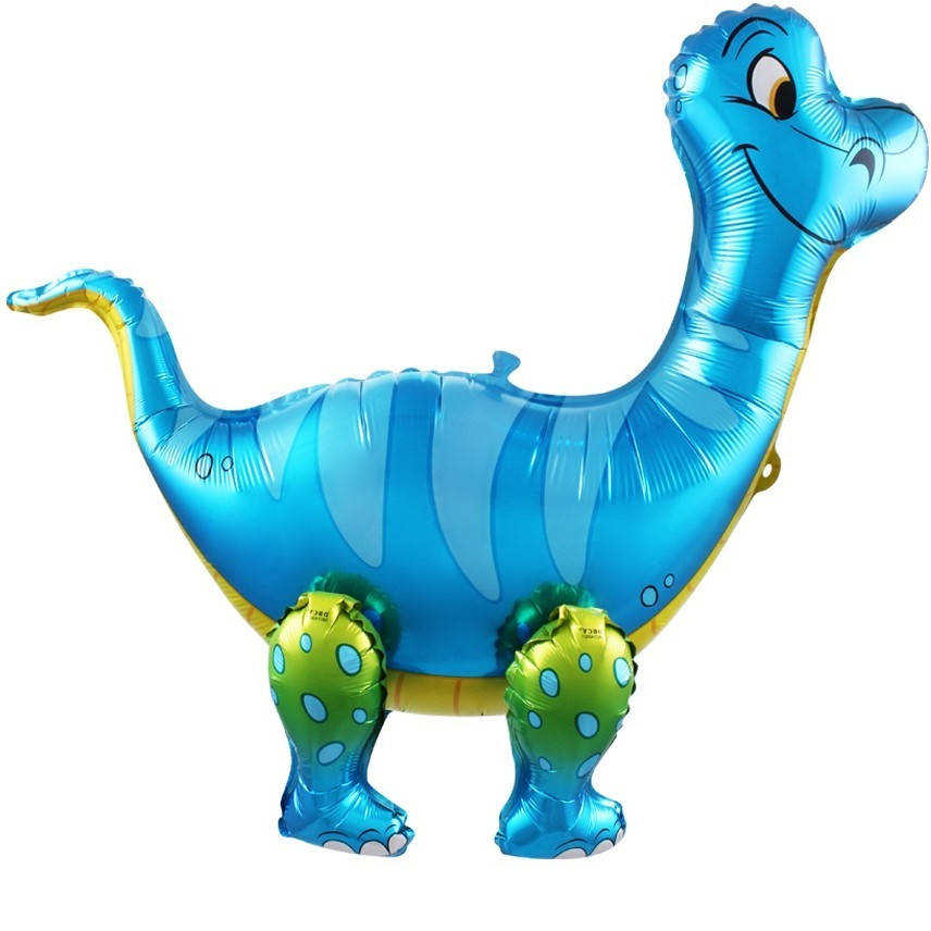 Ходячая фигура фольгированная КНР Динозавр голубой 71х62 см), Разные цвета 
Ходячая фигура фольгированная КНР Динозавр голубой 71х62 см), Разные цвета