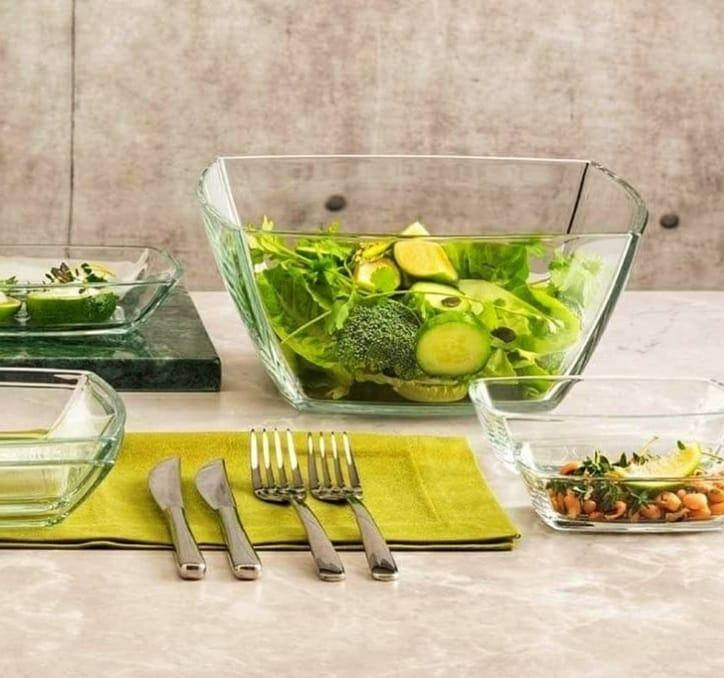 Салатник большой стеклянный Tokio 24х24 см
Салатник большой стеклянный Tokio 24х24 см