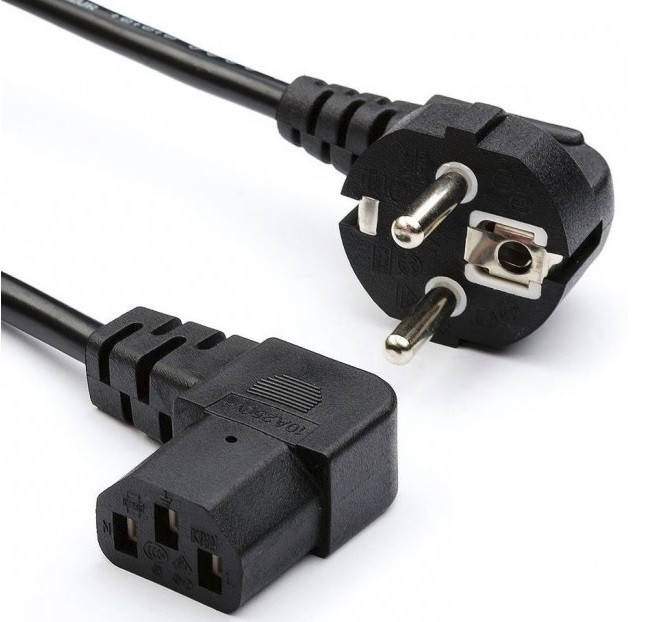Кабель питания 220V 1.2m Voltronic 0.75MM CEE 7/7 Евровилка - IEC C13 Угловой 90 ЧЕРНЫЙ (08335)
Кабель питания 220V 1.2m Voltronic 0.75MM CEE 7/7 Евровилка - IEC C13 Угловой 90 ЧЕРНЫЙ (08335)