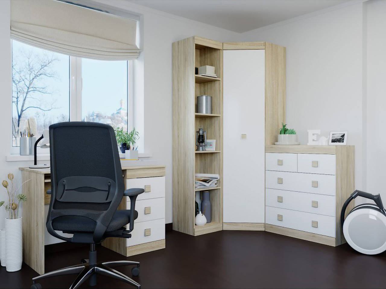 Детская комплект Соната 6 Дуб сонома + Белый.
Детская комплект Соната 6 Дуб сонома + Белый.