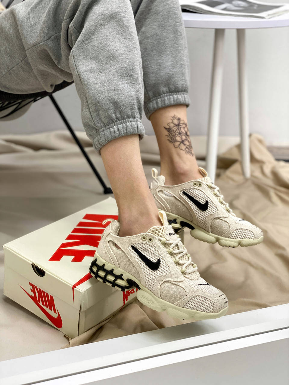 Nike x Stussy Air Zoom Fossil (бежевые) | размеры: 36|37|38|39|40|41|42|43|44|45, Бежевый 
Nike x Stussy Air Zoom Fossil (бежевые) | размеры: 36|37|38|39|40|41|42|43|44|45, Бежевый