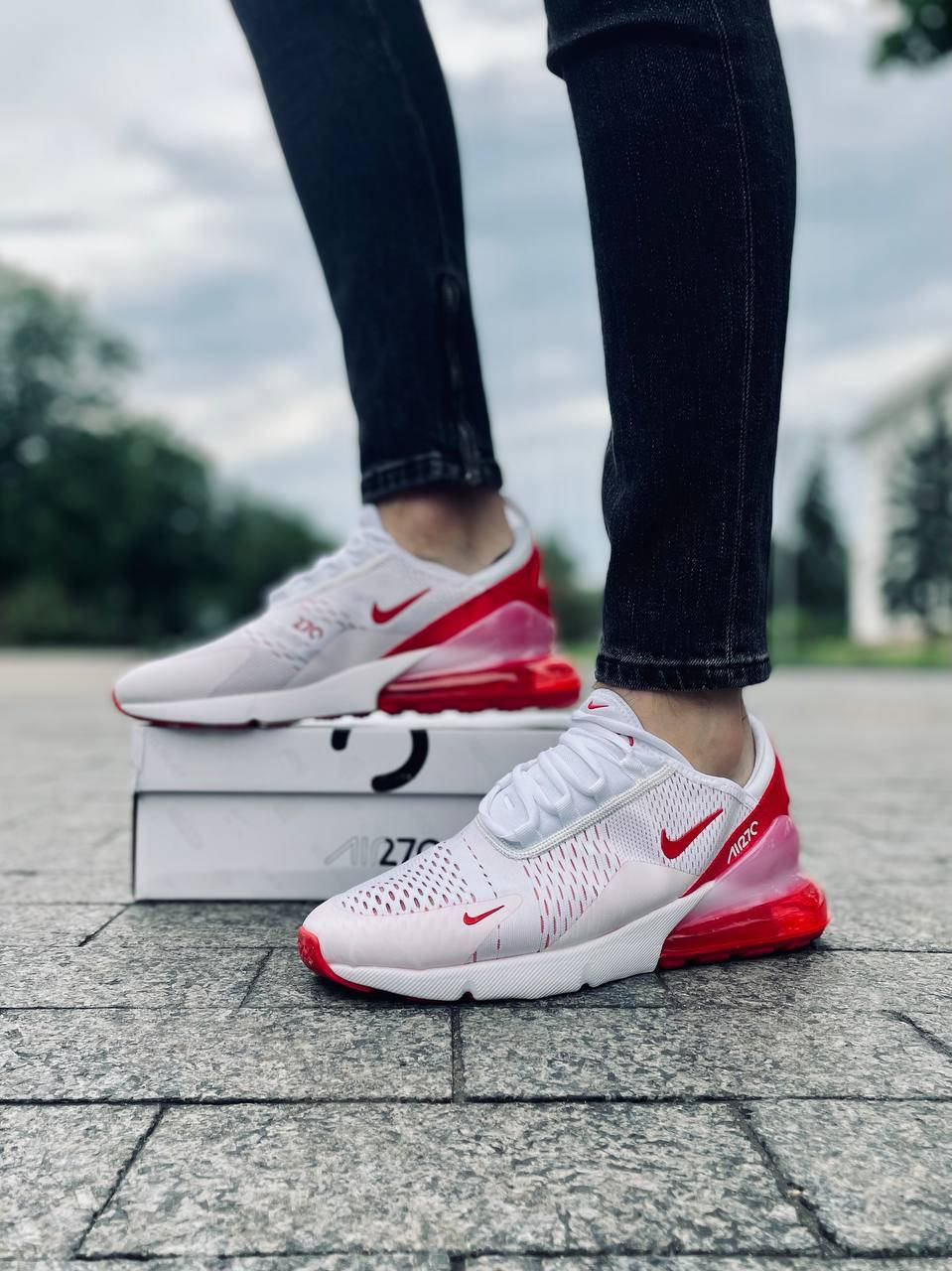 Кроссовки мужские Nike Air Max 270 летние, найк аир макс кроссовки найк эир макс 270 белые с красным сетка 43, Белый
Кроссовки мужские Nike Air Max 270 летние, найк аир макс кроссовки найк эир макс 270 белые с красным сетка 43, Белый