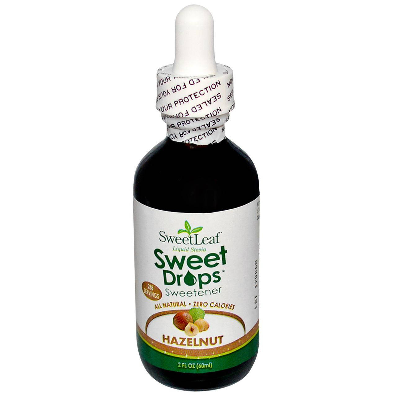 Wisdom Natural, SweetLeaf, Жидкая стевия, Сладкие капли, Фундук, 2 жидких унции (60 мл), официальный сайт,
Wisdom Natural, SweetLeaf, Жидкая стевия, Сладкие капли, Фундук, 2 жидких унции (60 мл), официальный сайт,