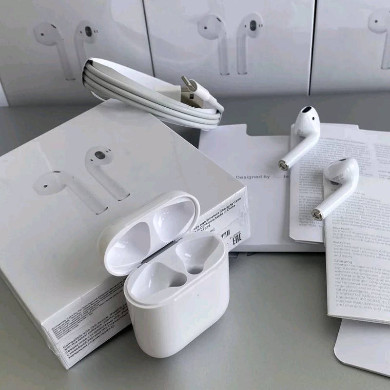 Беспроводные наушники для IPhone AirPods 2 люкс качества + Чехол в Подарок, Белый
Беспроводные наушники для IPhone AirPods 2 люкс качества + Чехол в Подарок, Белый
