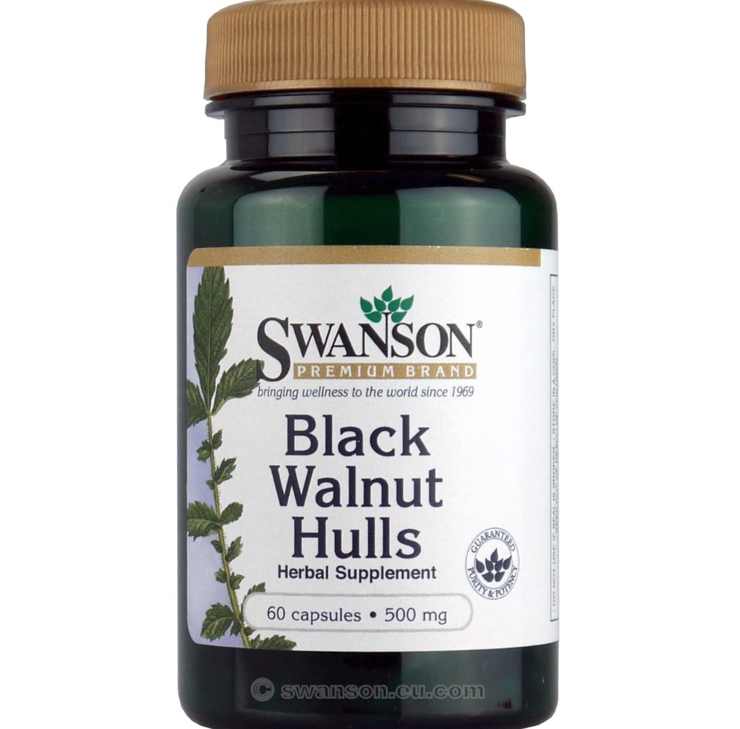 Черный орех, Swanson, 60 капсул, противовирусное и противопаразитарное средство . Black walnut hulls
Черный орех, Swanson, 60 капсул, противовирусное и противопаразитарное средство . Black walnut hulls