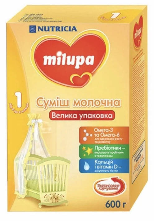 Молочная смесь Milupa 1 600 гр.
Молочная смесь Milupa 1 600 гр.