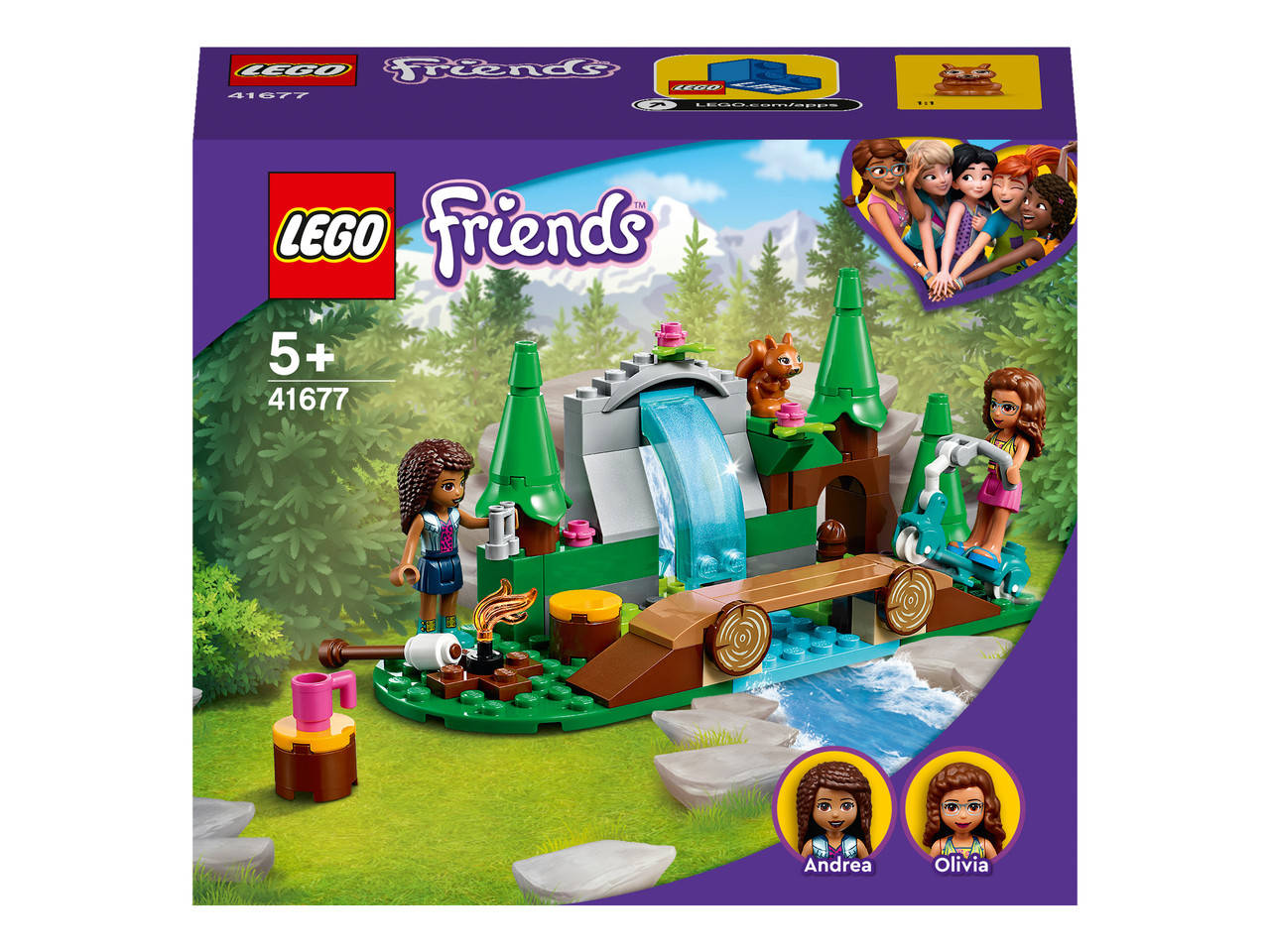 Конструктор Лего Лесной водопад Лісовий водоспад Lego Friends Forest Waterfall (93 дет) 41677
Конструктор Лего Лесной водопад Лісовий водоспад Lego Friends Forest Waterfall (93 дет) 41677