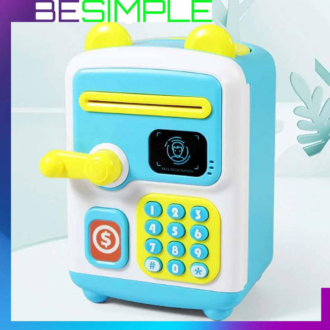 Электронная сейф-копилка с кодовым замком Face Recognition Money BOX / Интерактивная копилка для детей, Синий 
Электронная сейф-копилка с кодовым замком Face Recognition Money BOX / Интерактивная копилка для детей, Синий