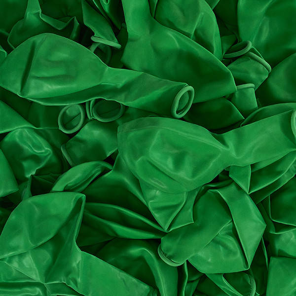 Воздушные шарики / шары 10" (25 см) (Поштучно) без рисунков - Зеленый, Разные цвета