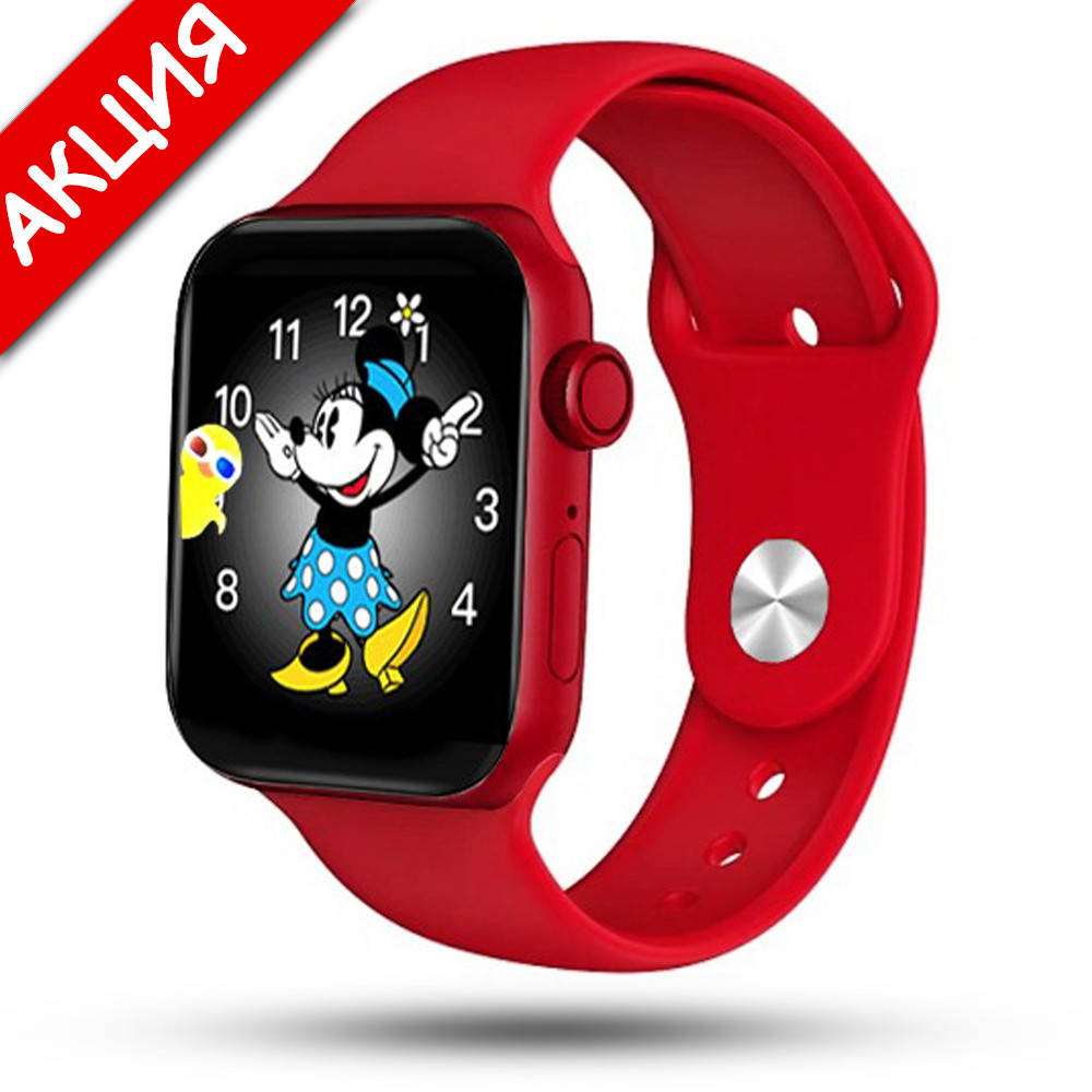 Умные смарт часы Smart Watch Series 6 Фитнес браслет трекер с микрофоном, тонометром android iOS 44mm, Красный
Умные смарт часы Smart Watch Series 6 Фитнес браслет трекер с микрофоном, тонометром android iOS 44mm, Красный