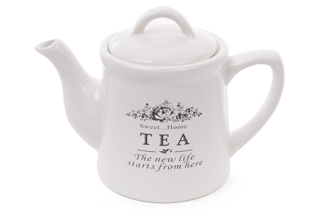 Чайник керамический Sweet Home,1 л, цвет - белый
Чайник керамический Sweet Home,1 л, цвет - белый