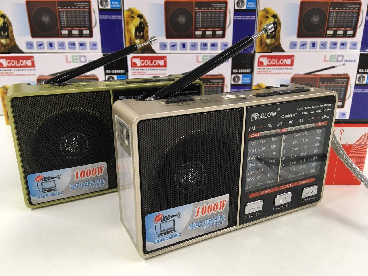 Радиоприемник Колонка MP3 USB Golon RX 8866+BT, USB приемник, FM радио, портативная колонка
Радиоприемник Колонка MP3 USB Golon RX 8866+BT, USB приемник, FM радио, портативная колонка