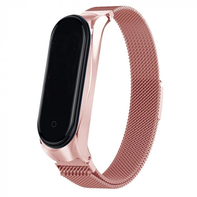 Ремешок для фитнес-трекера Xiaomi Mi Band / Сяоми Ми Бенд 5/6 Миланская петля / Milanese Loop Розовое золото
Ремешок для фитнес-трекера Xiaomi Mi Band / Сяоми Ми Бенд 5/6 Миланская петля / Milanese Loop Розовое золото