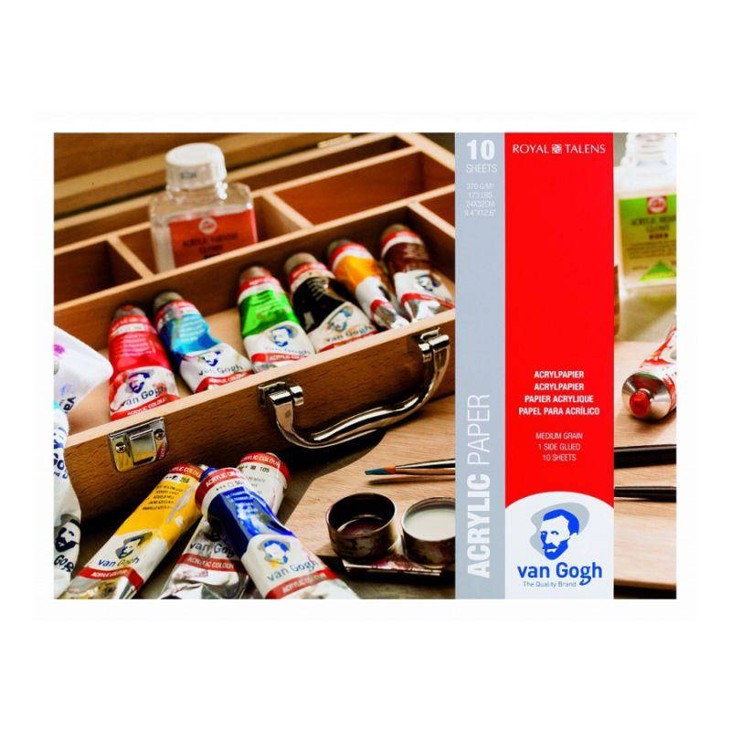 Склейка для акрила Van Gogh 370гр/м 24х32см 10л., ср.зерно, Royal Talens
Склейка для акрила Van Gogh 370гр/м 24х32см 10л., ср.зерно, Royal Talens