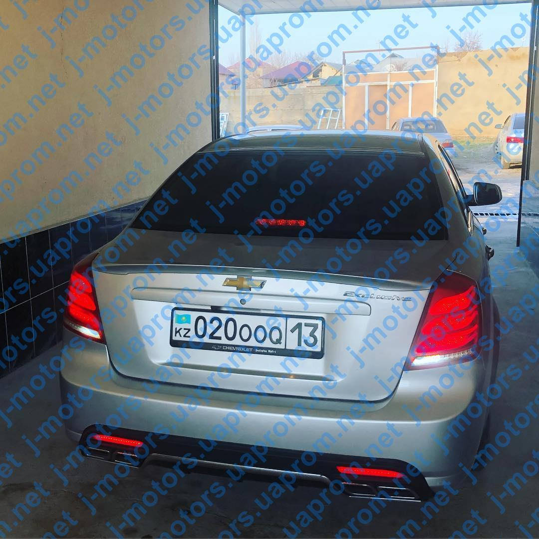 Декоративная накладка диффузор заднего бампера Chevrolet Lacetti, Daewoo Ravon Gentra 4 глушителя 222
Декоративная накладка диффузор заднего бампера Chevrolet Lacetti, Daewoo Ravon Gentra 4 глушителя 222