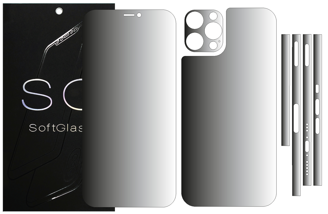 Пленка Apple iPhone 12 Pro Комплект: для Передней и Задней панели полиуретановая SoftGlass, Прозрачный
Пленка Apple iPhone 12 Pro Комплект: для Передней и Задней панели полиуретановая SoftGlass, Прозрачный