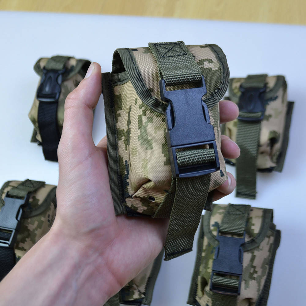 Качественный Подсумок под гранату из кордуры пиксель MOLLE для гранаты тактический, универсальное крепление
Качественный Подсумок под гранату из кордуры пиксель MOLLE для гранаты тактический, универсальное крепление