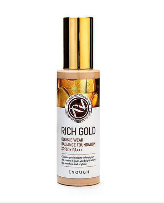 #13 Тональный крем с золотом Enough Rich Gold Double Wear Radiance Foundation SPF50+ PA+++
#13 Тональный крем с золотом Enough Rich Gold Double Wear Radiance Foundation SPF50+ PA+++